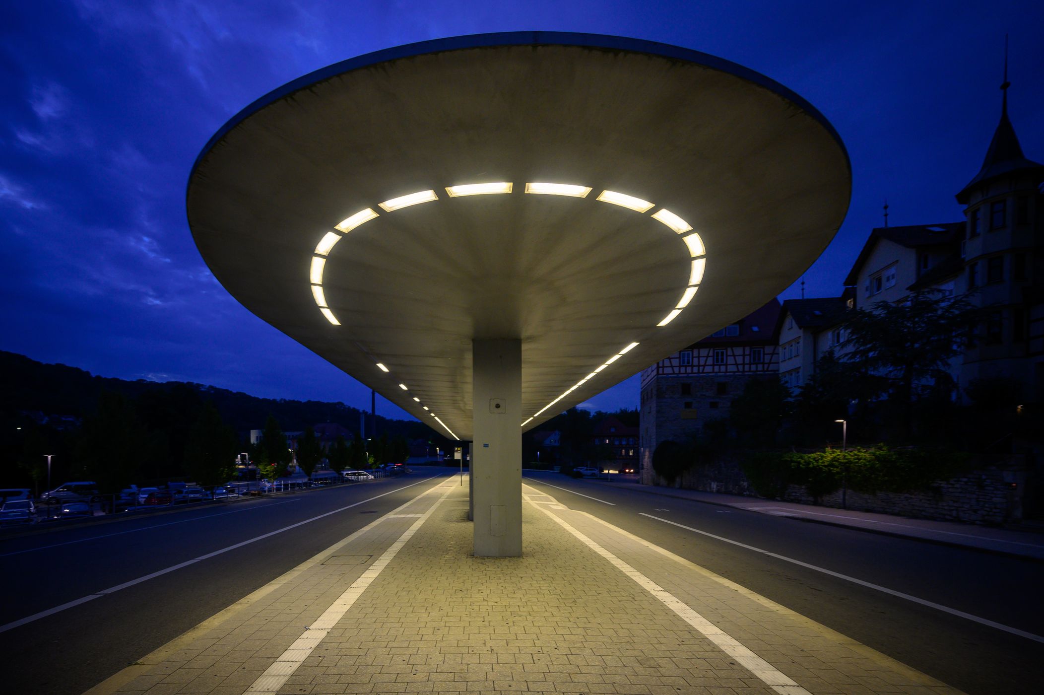 Busstation Schwäbisch Hall, Germany