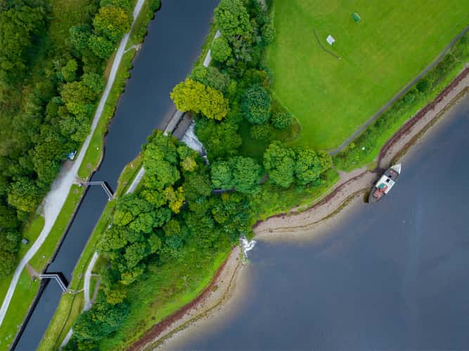 Canal & Ben Nevis Corpach, Fort William, Scotland