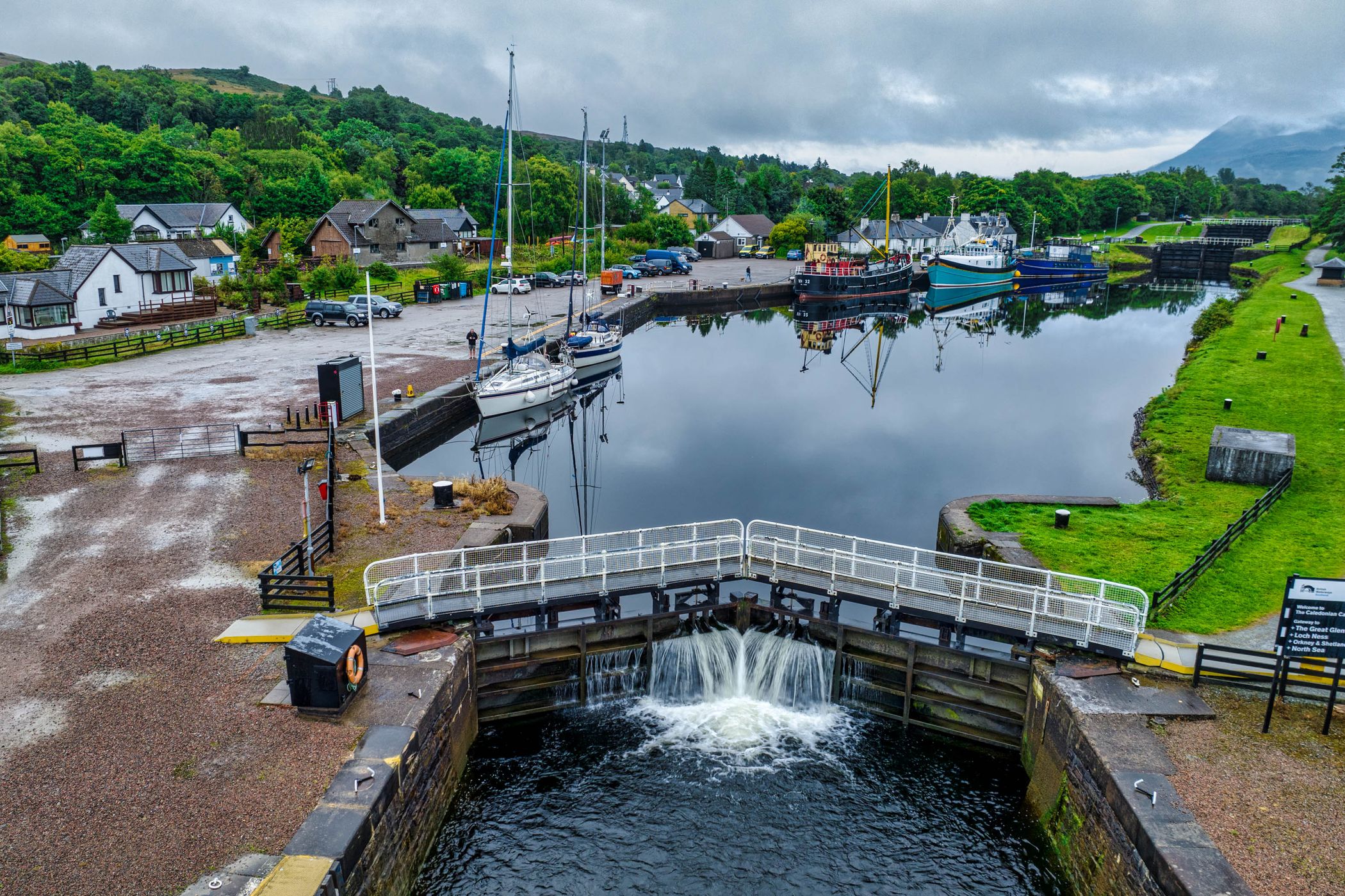Canal Entrance,  Corpach, Fort William, Scotland, United Kingdom