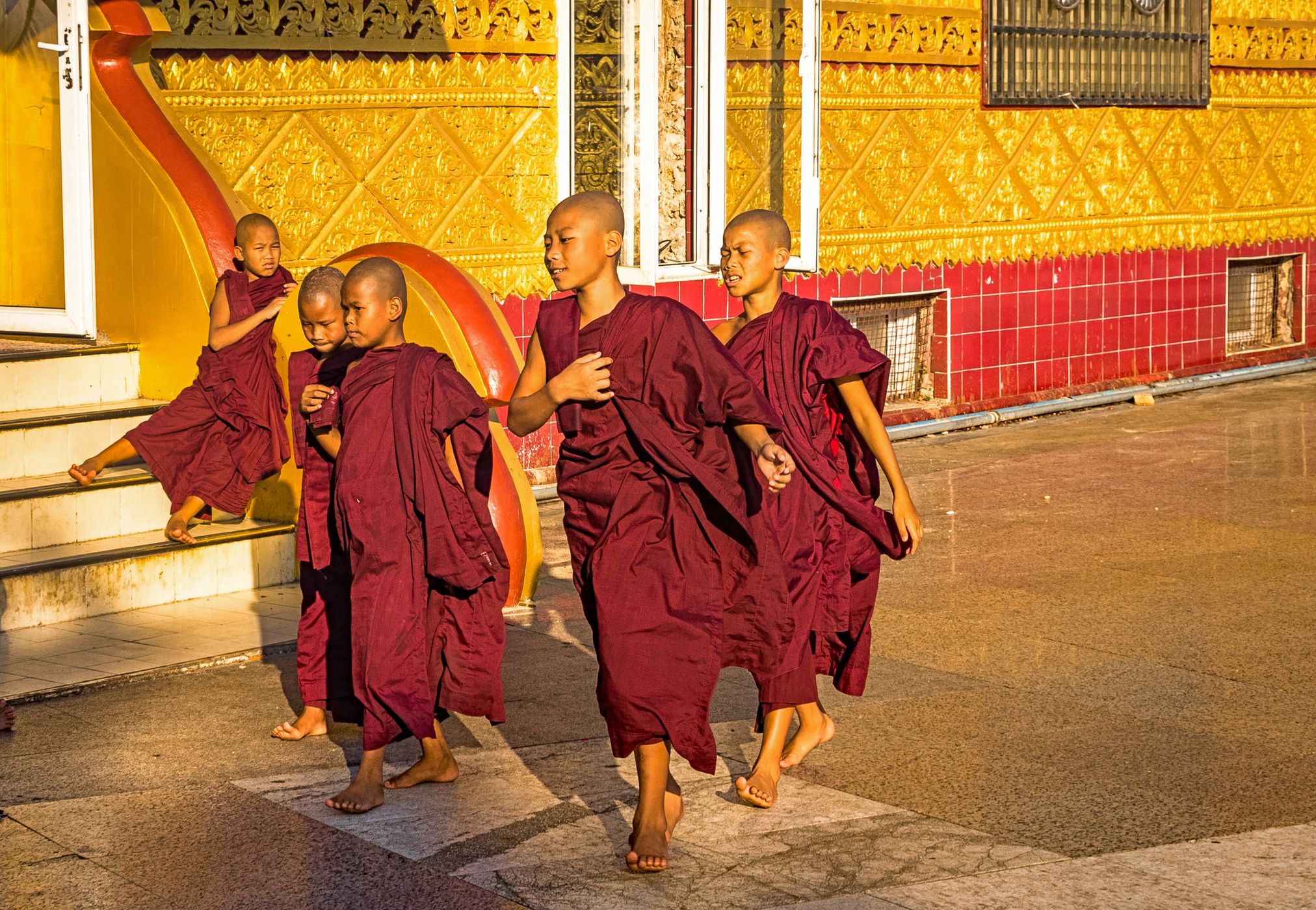 Carefree youth, Myanmar