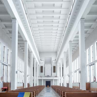 Christ's Resurrection Church interior, Kaunas, Lithuania