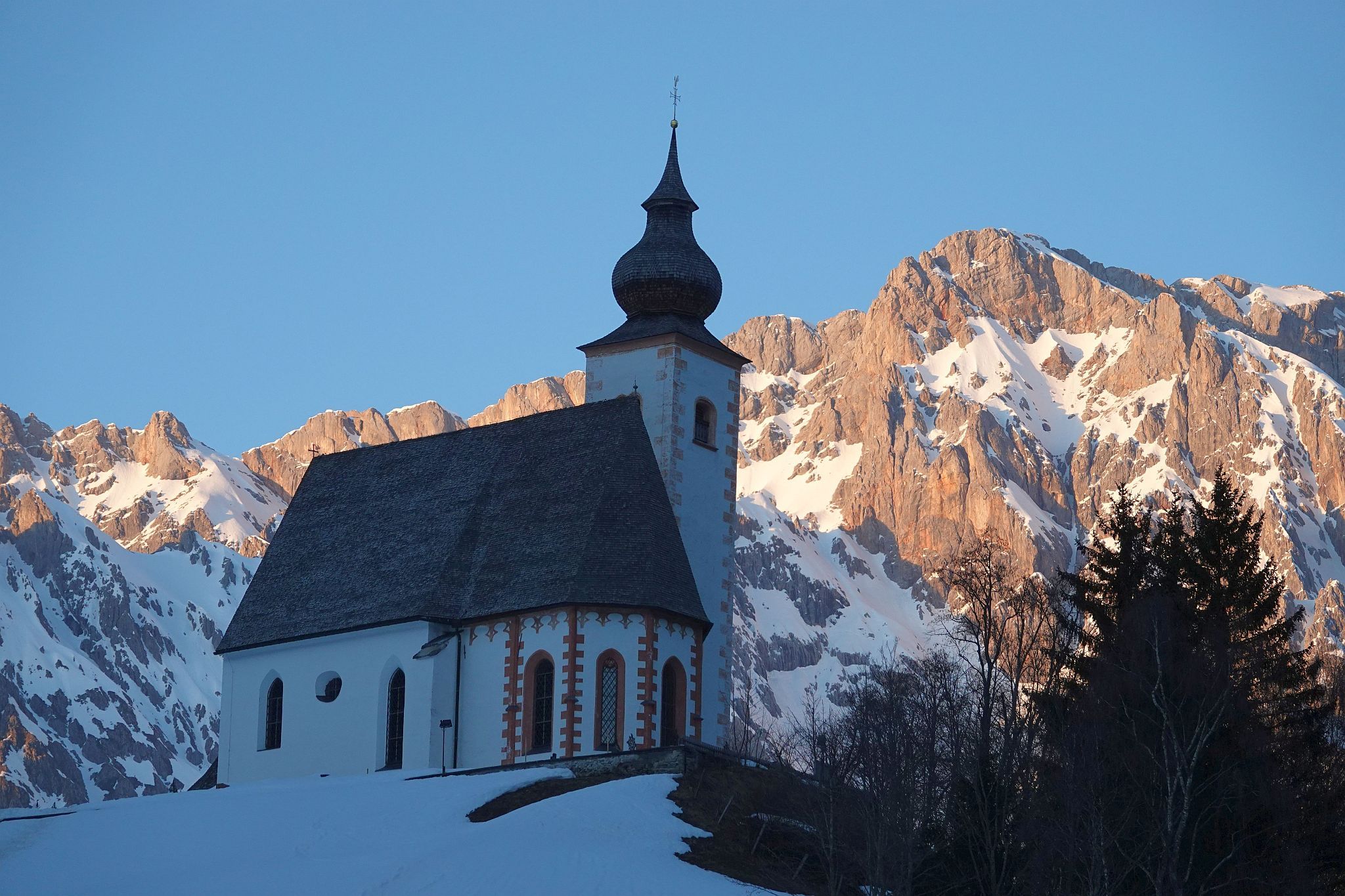 Church in Dienten am Hochkönig, Austria