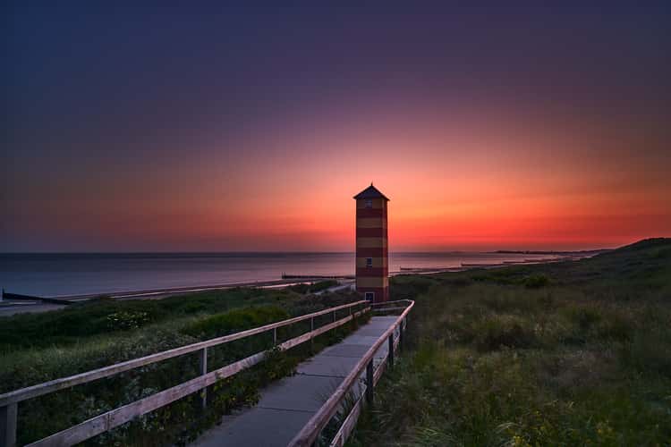 Dishoek, leading lights
