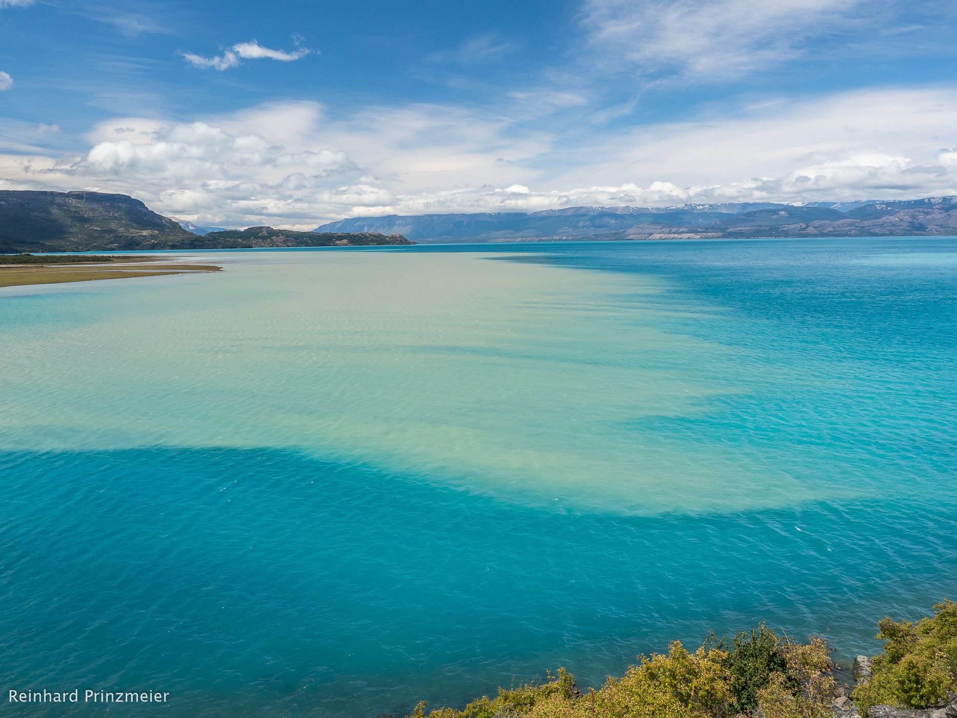 Glacial River Mouth, Lago General Carrera, Chile