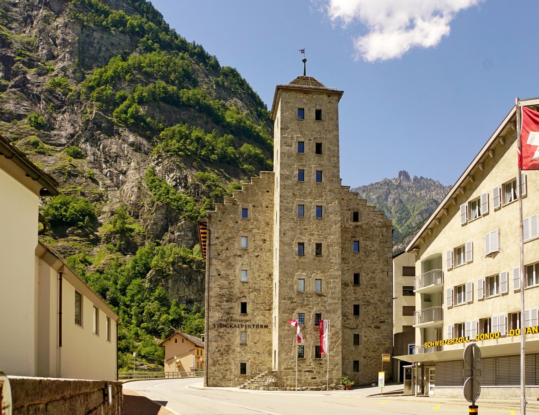 Gondo, Stockalperturm, Switzerland