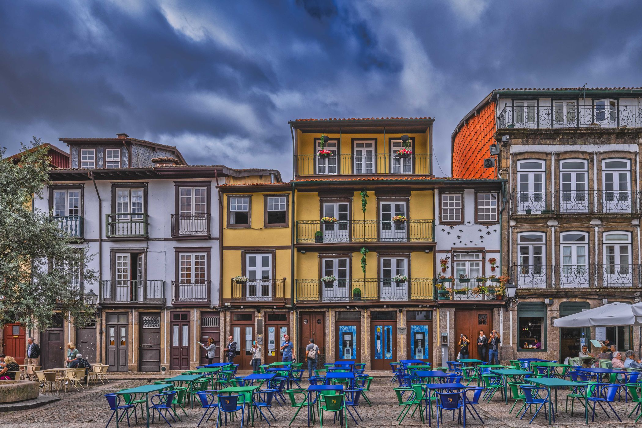 Guimaraes streets and squares, Portugal