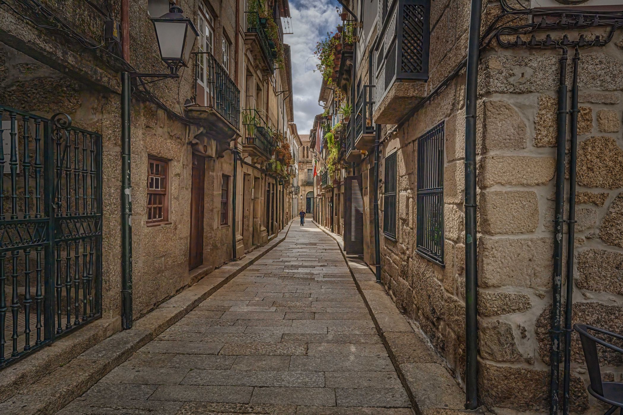 Guimaraes streets and squares, Portugal