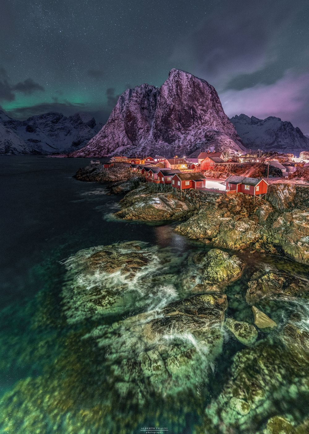 Hamnøy, classic view, Lofoten, Norway