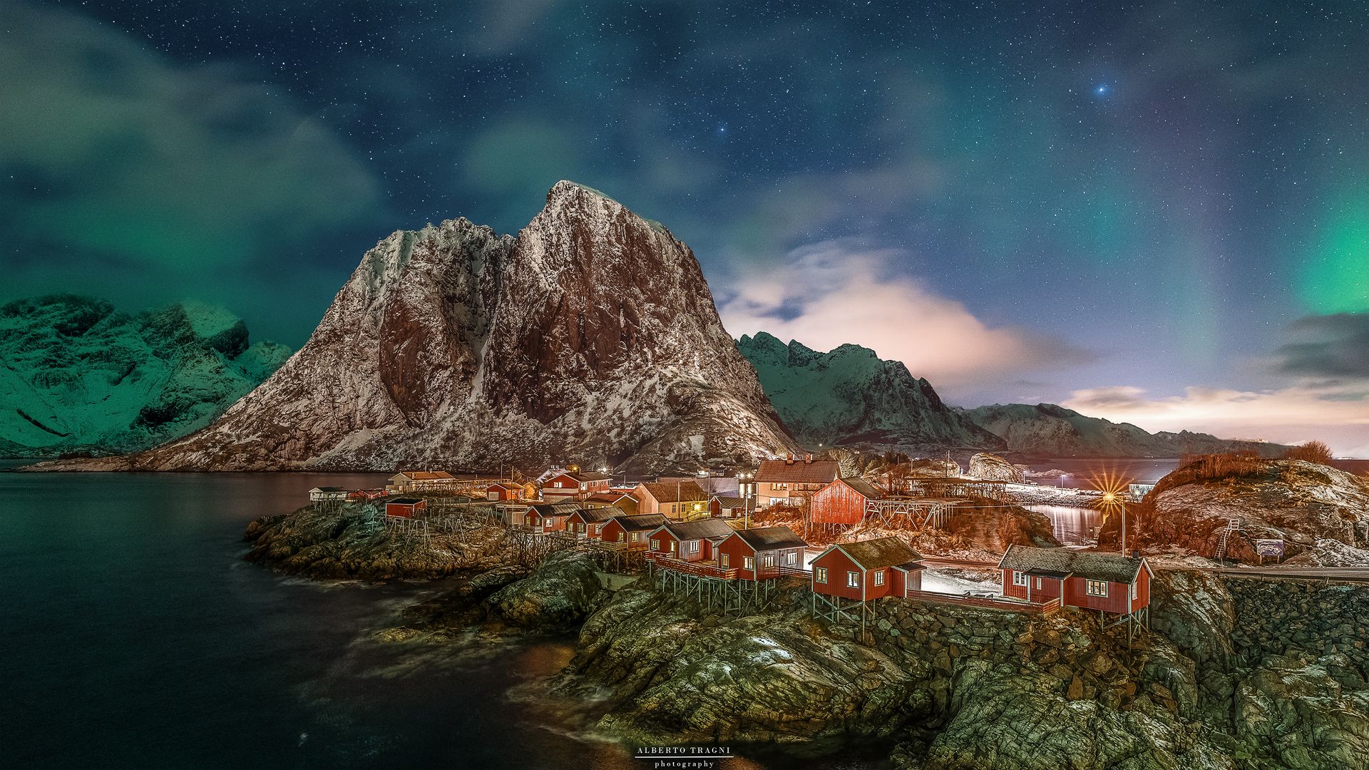 Hamnøy, classic view, Lofoten, Norway
