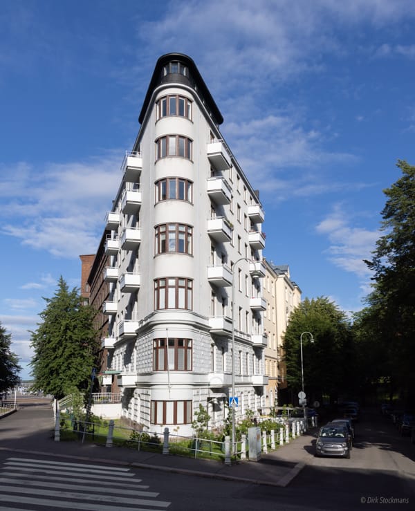 Helsinki's 'flat iron building', Finland