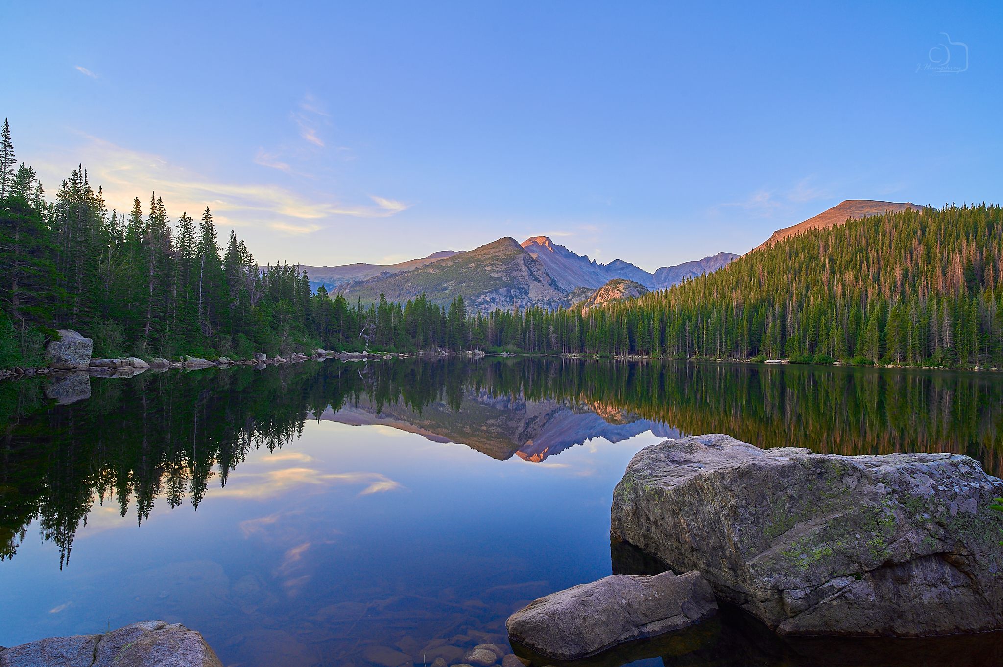 Bear Lake at Sunrise, USA
