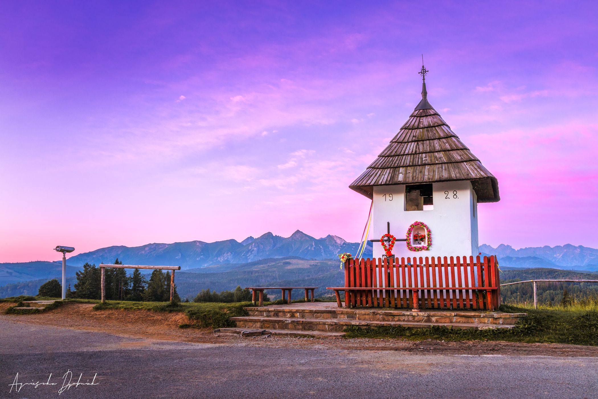 Shrine with a view of Tatras, Poland