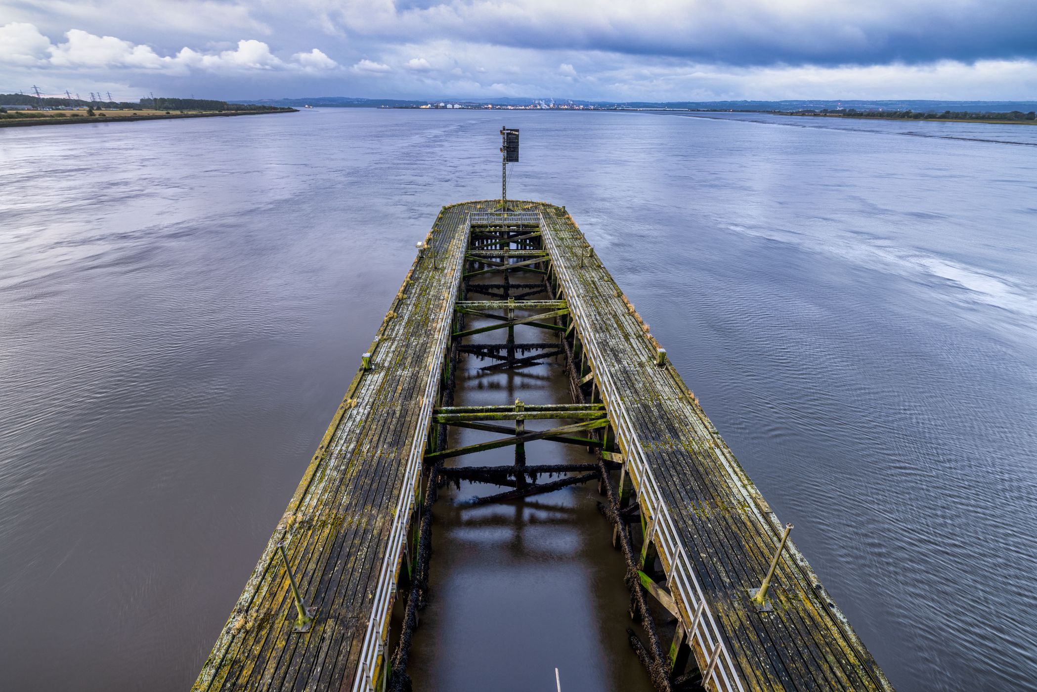 Look out from Kincardine bridge, Kincardine, Scotland, UK, United Kingdom