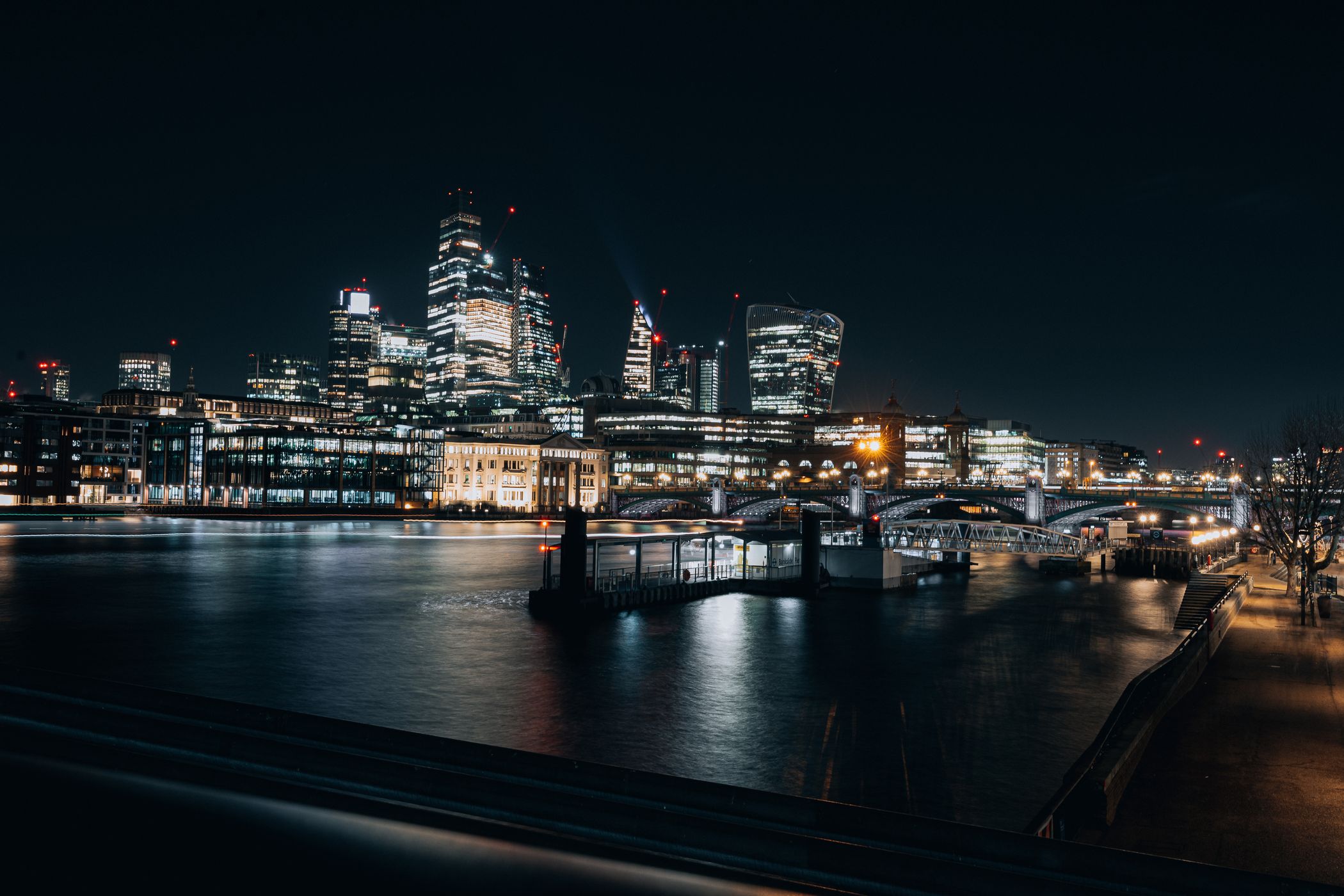 View from Millennium Bridge, United Kingdom