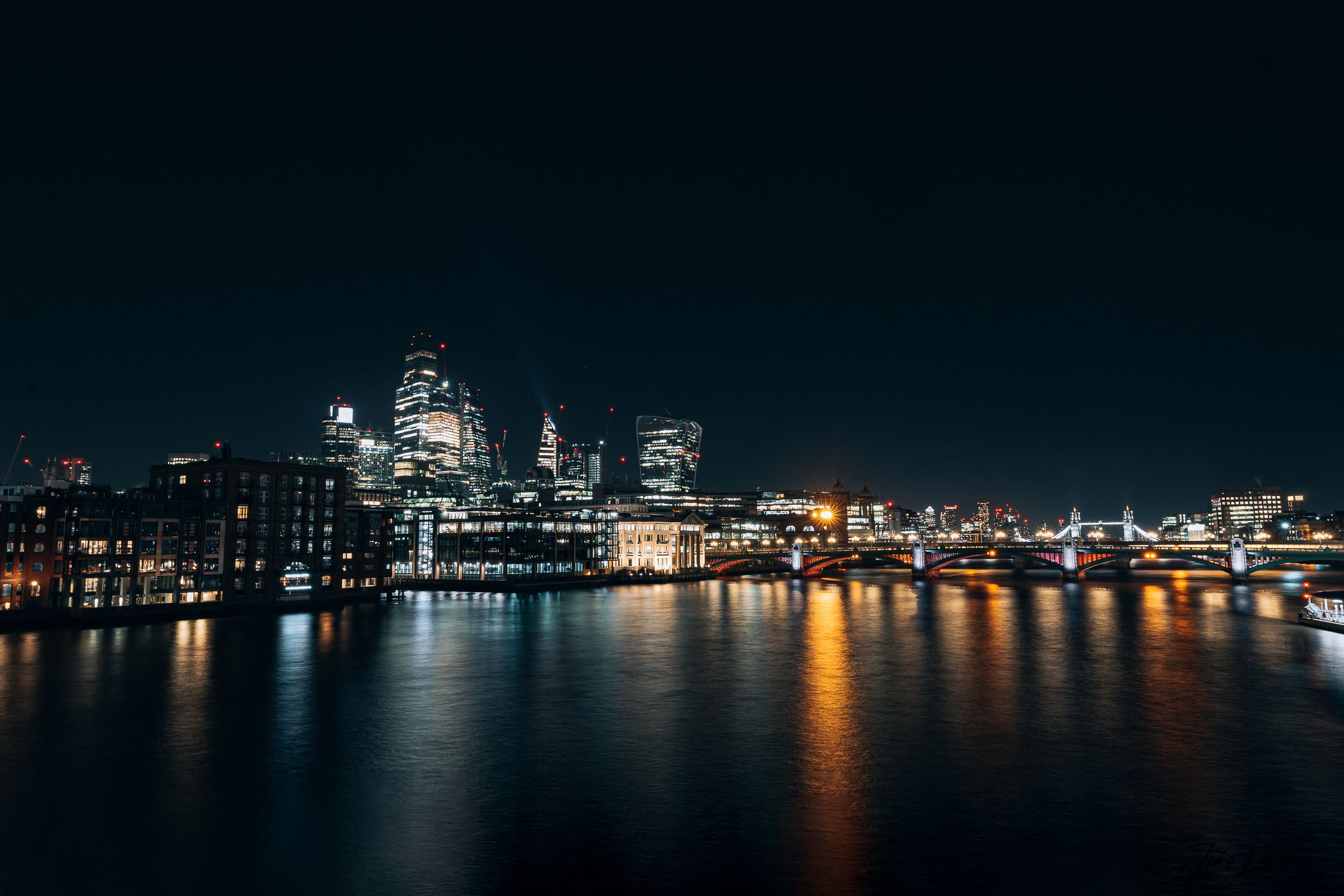 View from Millennium Bridge, United Kingdom