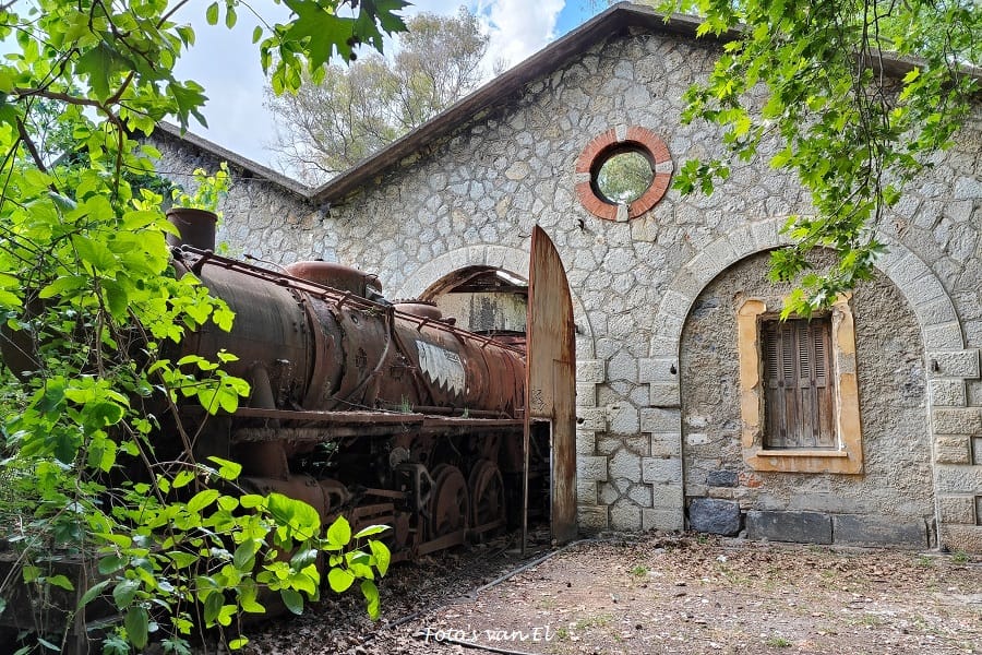 Miloi trainstation, Greece