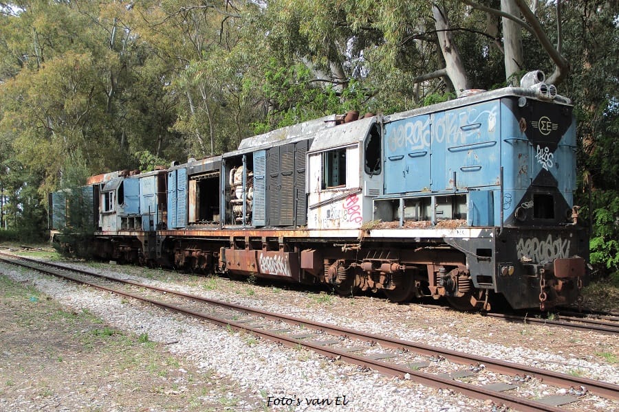 Miloi trainstation, Greece