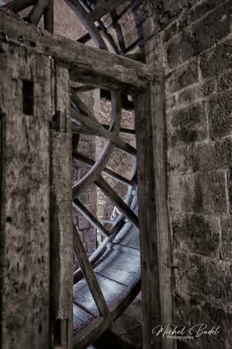 Inside Mont-Saint-Michel Abbey