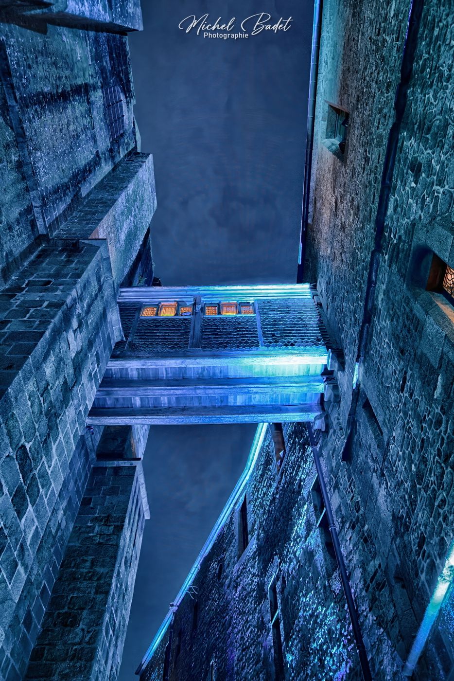 Inside Mont-Saint-Michel Abbey, France
