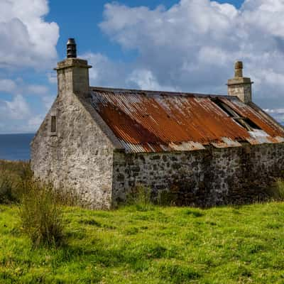 Old abandoned house, Near Gairloch, Scotland, UK, United Kingdom