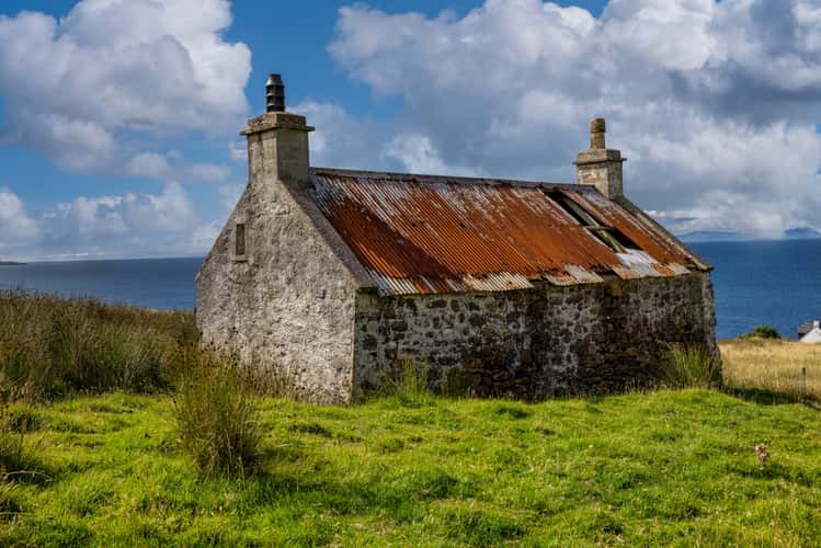 Old abandoned house, Near Gairloch, Scotland, UK