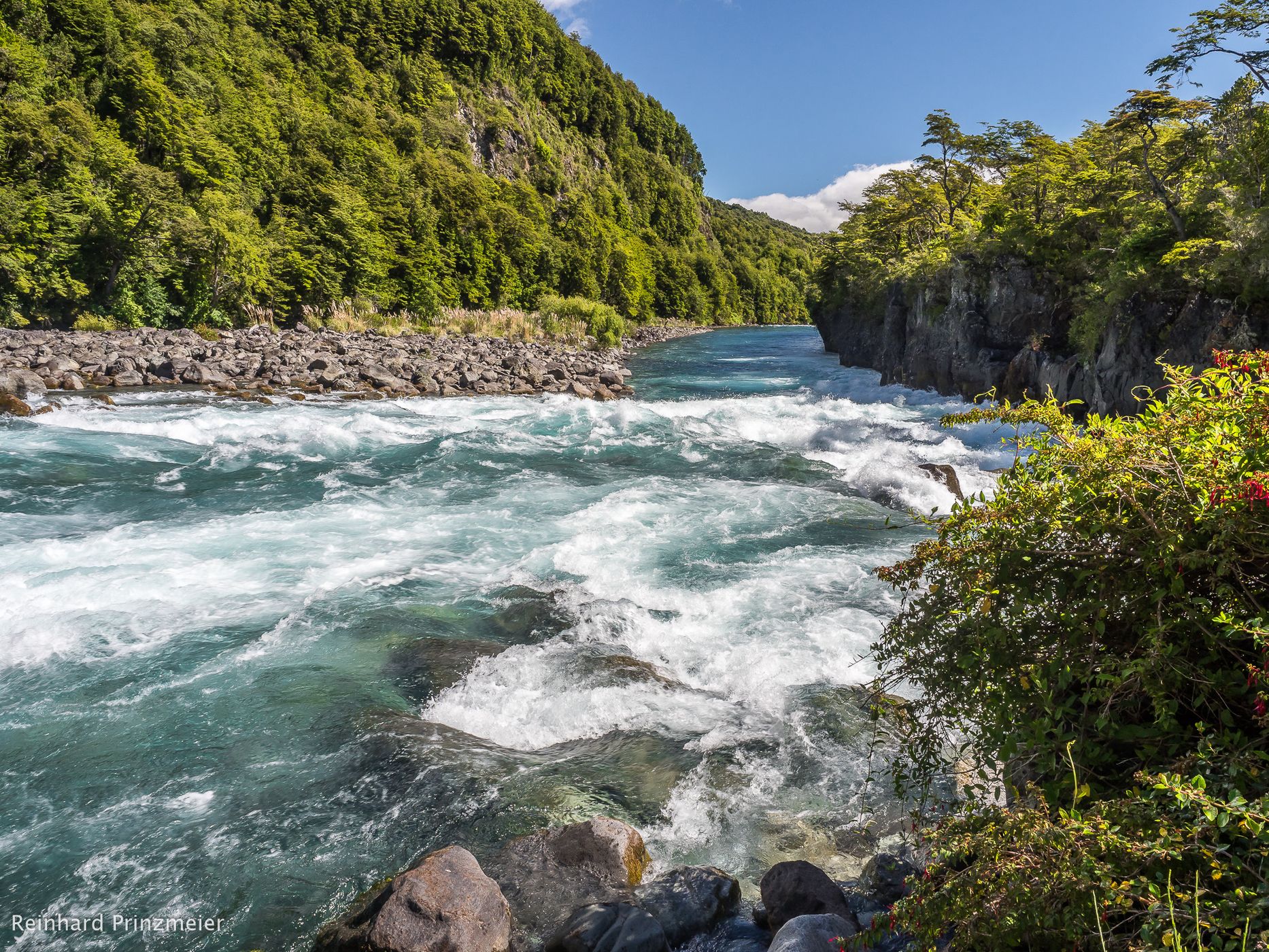 Rapids below Saltos de Petrohué, Chile