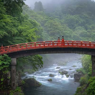 Shinkyo Bridge, Nikko, Japan