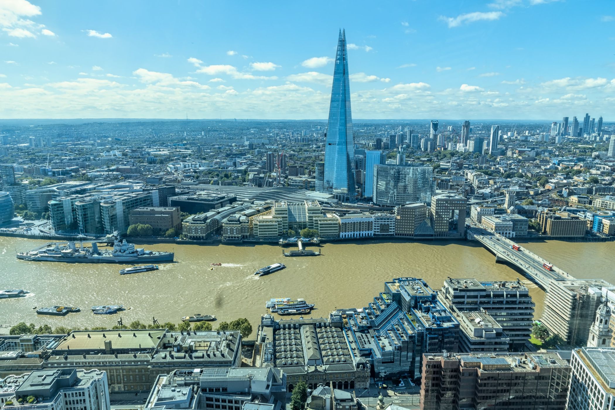 London view from Sky Garden, London, United Kingdom