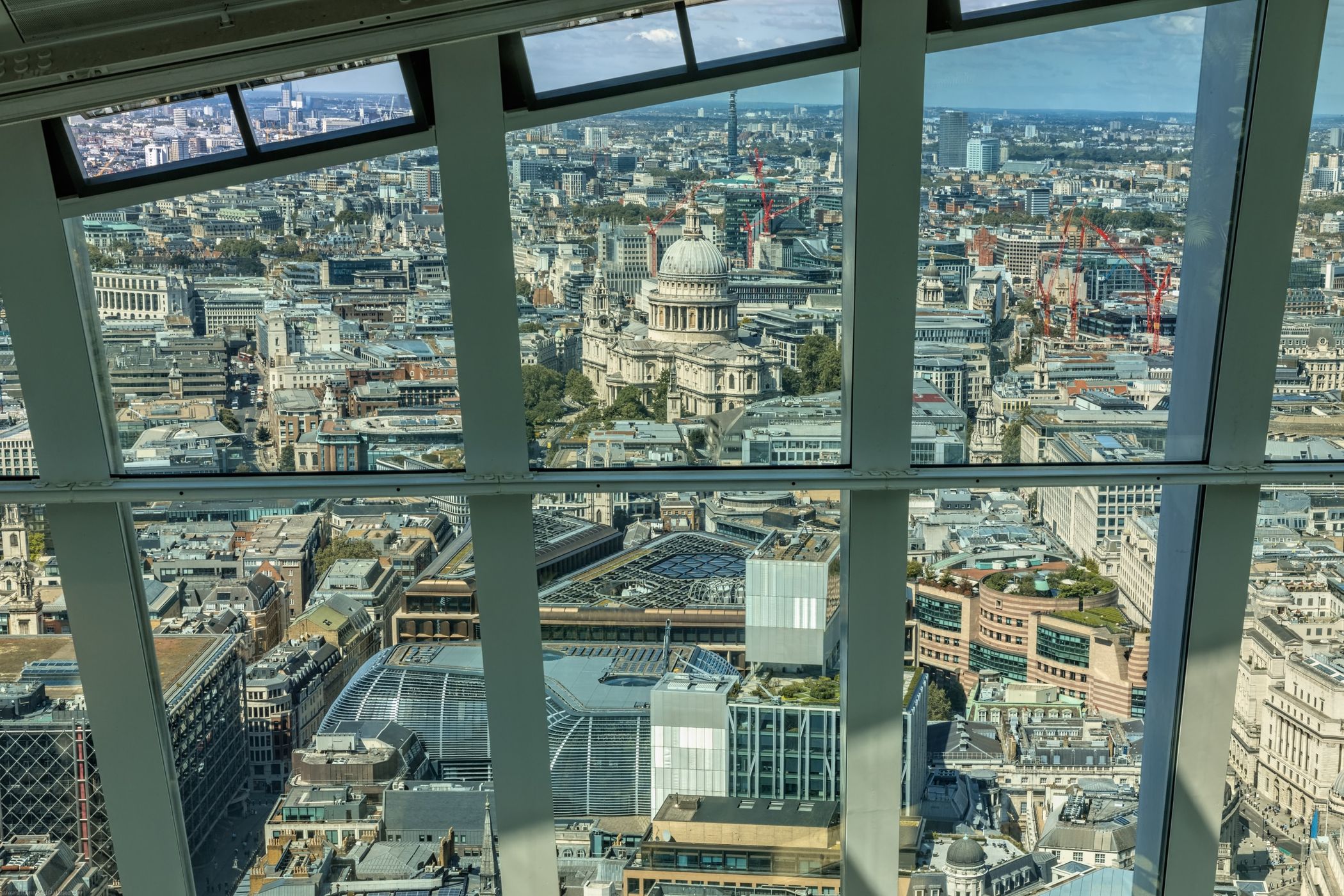 London view from Sky Garden, London, United Kingdom