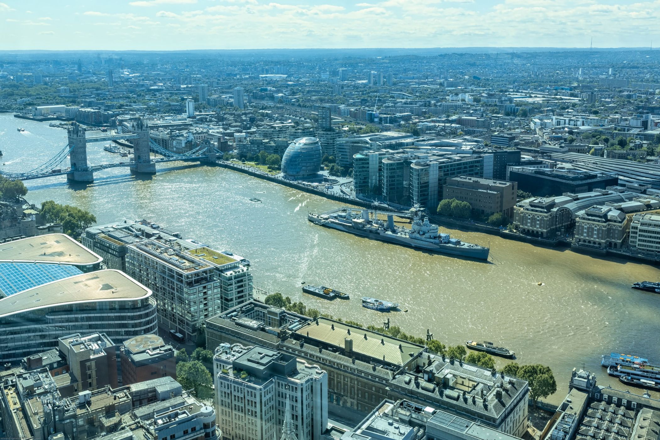 London view from Sky Garden, London, United Kingdom