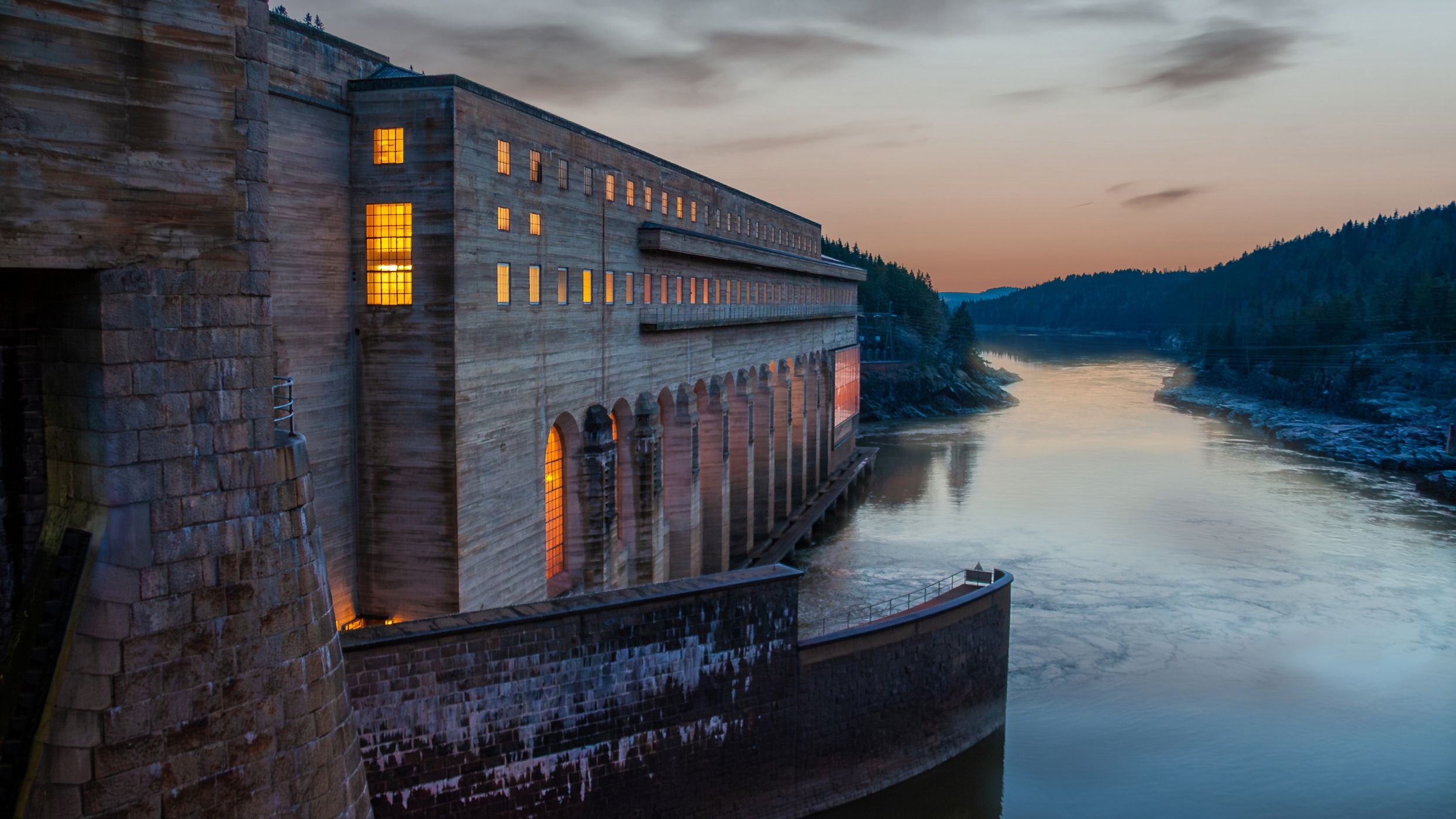 Solbergfoss power station, Norway