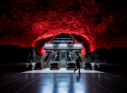 Solna Subway Station, Stockholm