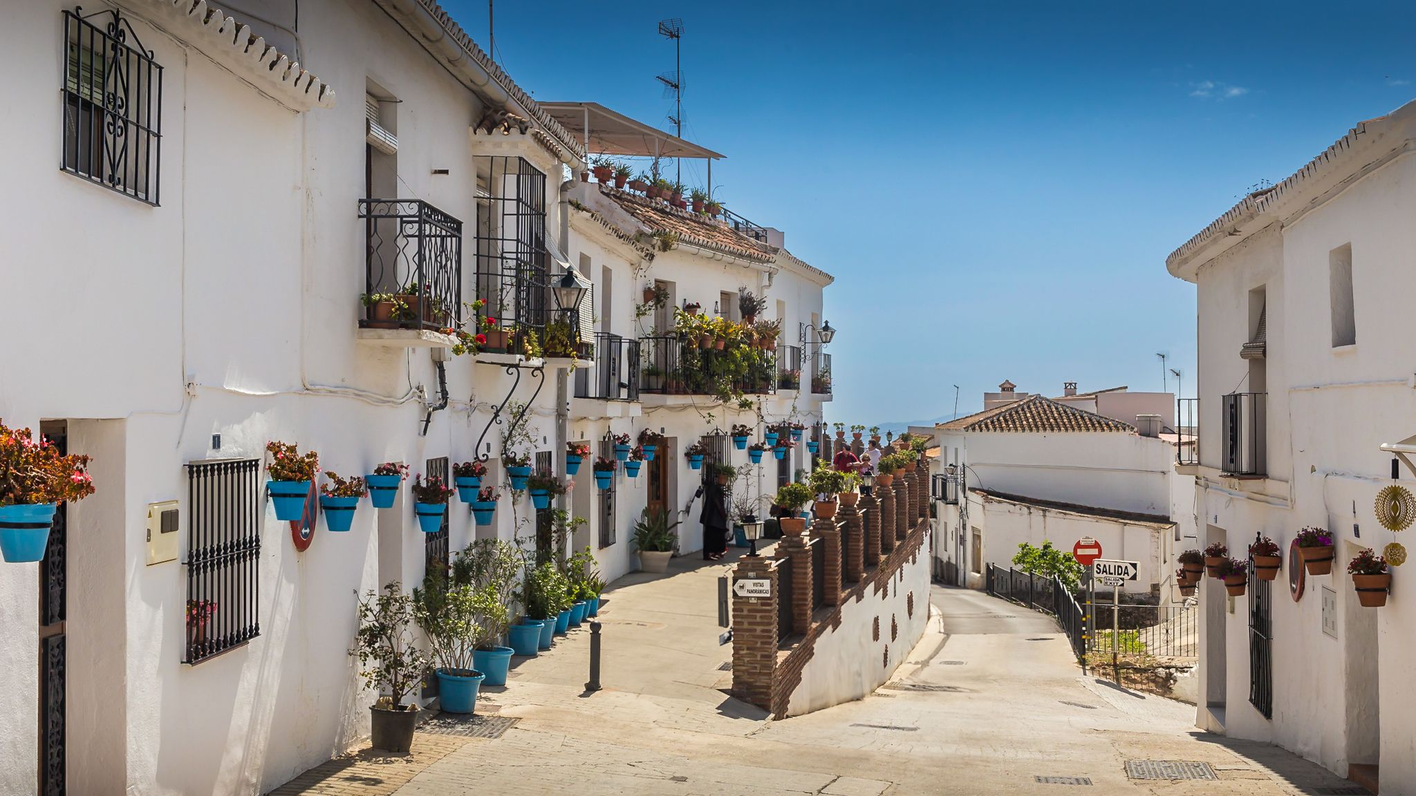 Street in Mijas, Spain
