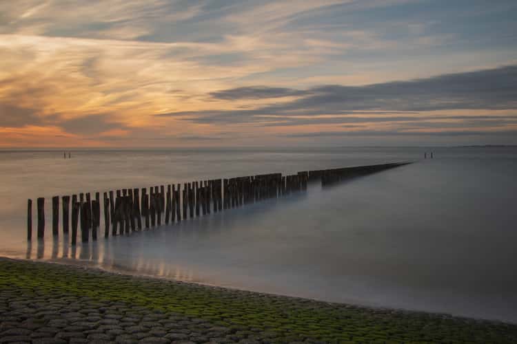 Sunset nearby Breskens