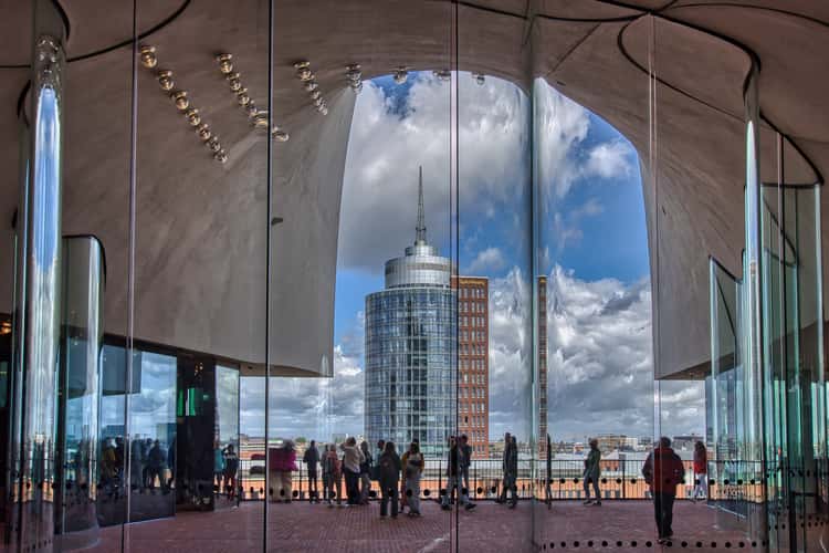 View from the philharmonic's gallery