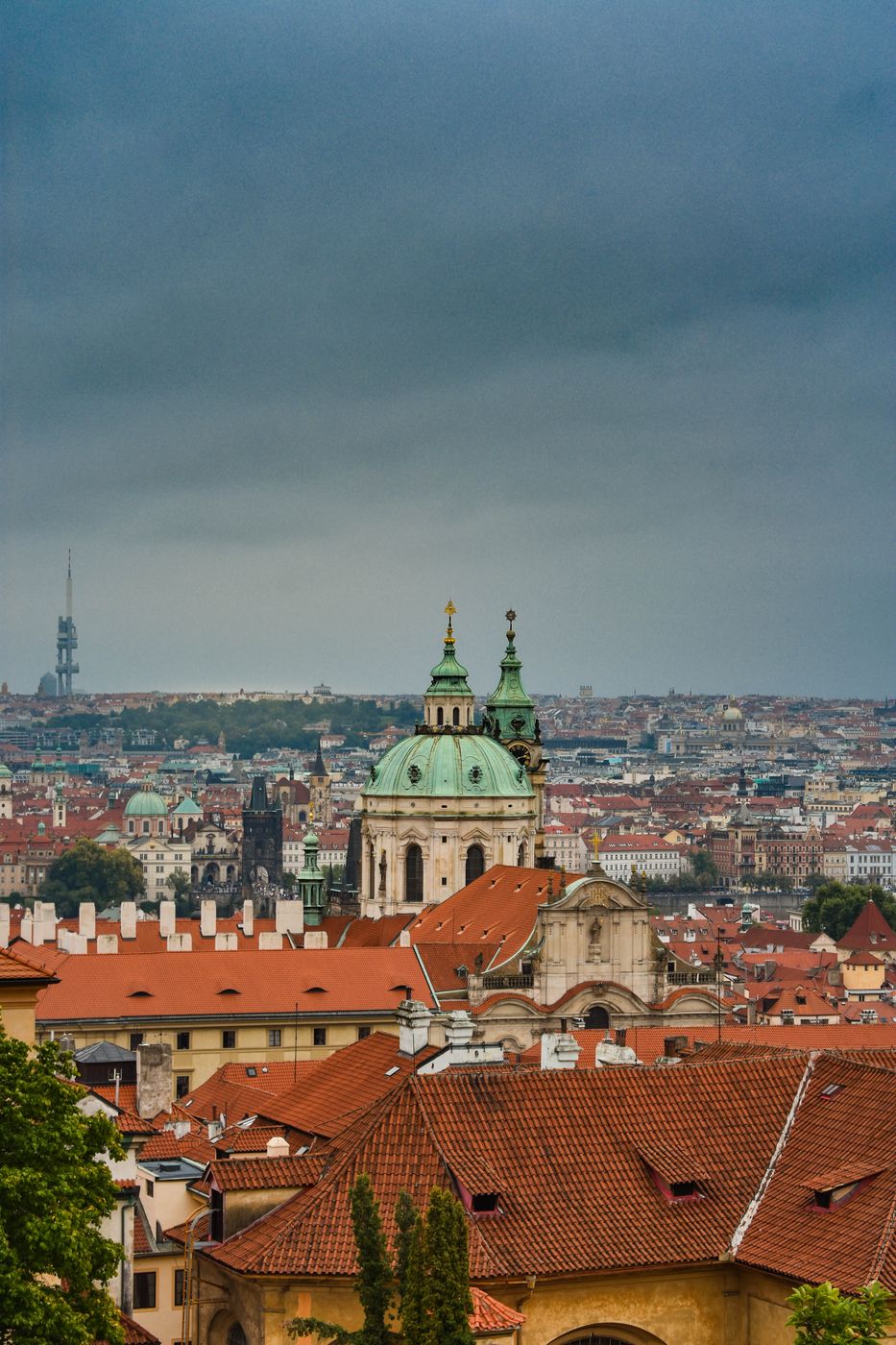 Viewpoint Na Opyši, Prague Castle, Prague, Czech Republic