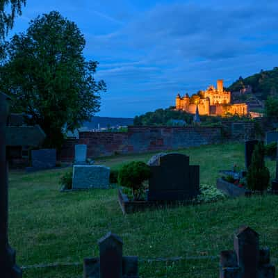 Wertheim Castle - view from the cementry, Germany