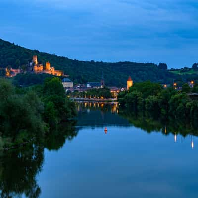 Wertheim from Spessartbrücke, Germany