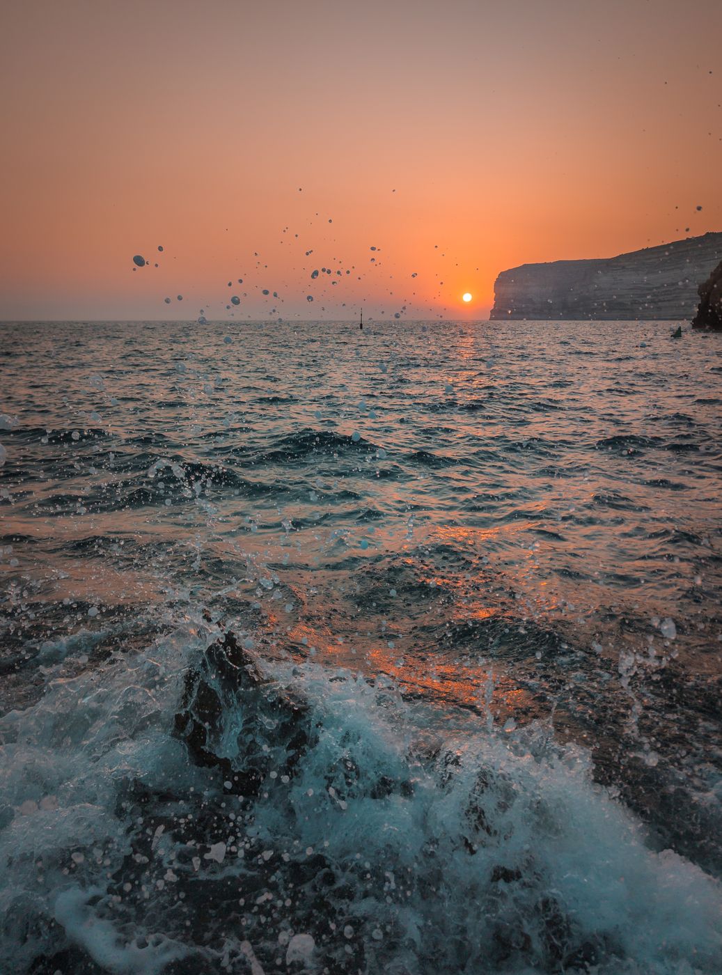 Xlendi Bay Sunset, Malta