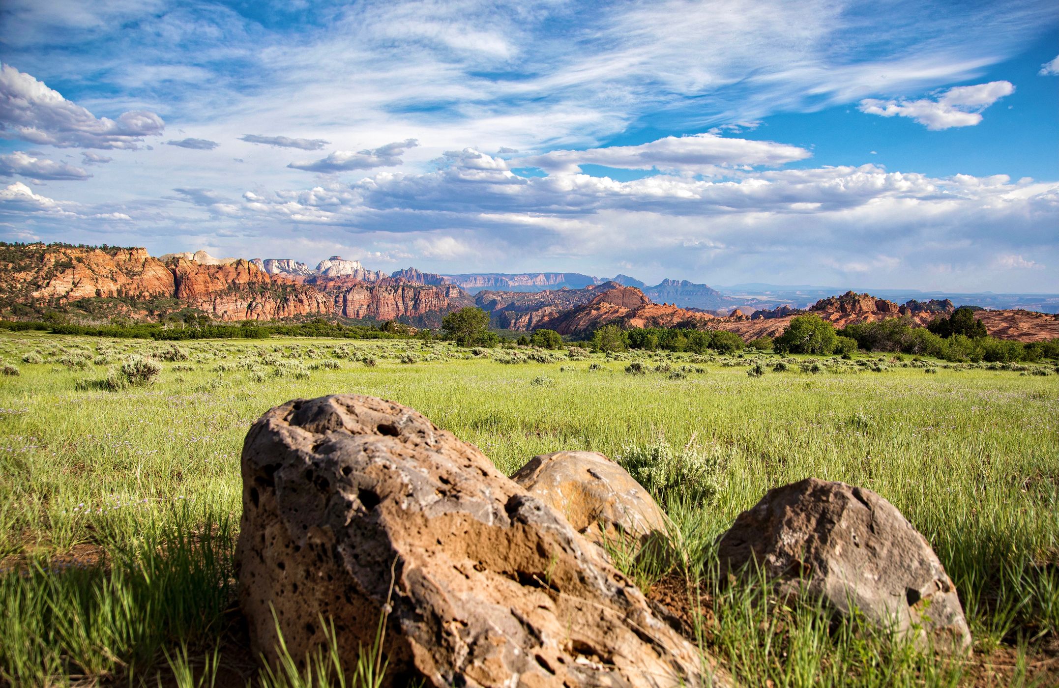 Zion National Park View from Kolob Terrace Road, USA