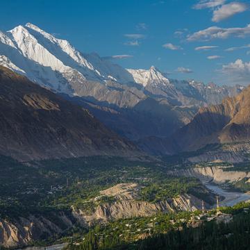 A view of Hunza from Baltit Fort, Pakistan