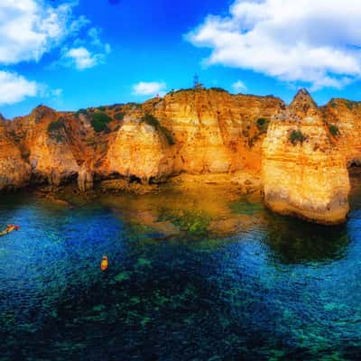 View on Ponta da Piedade, Lagos, Portugal