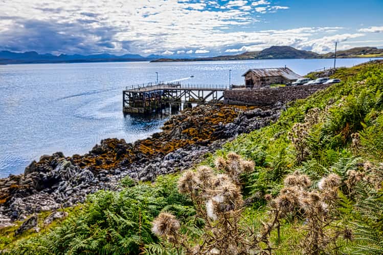 Bardentarbet Pier, Polbain, Ullapool, Scotland, UK