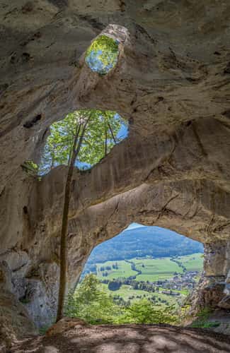 Bear cave in the Swiss Jura