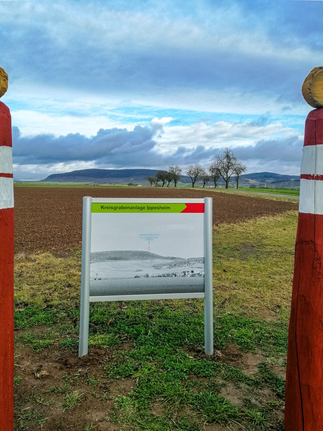 Begehbares Modell der Kreisgrabenanlage Ippesheim., Germany