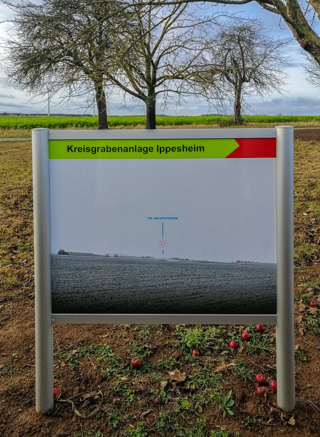 Begehbares Modell der Kreisgrabenanlage Ippesheim., Germany
