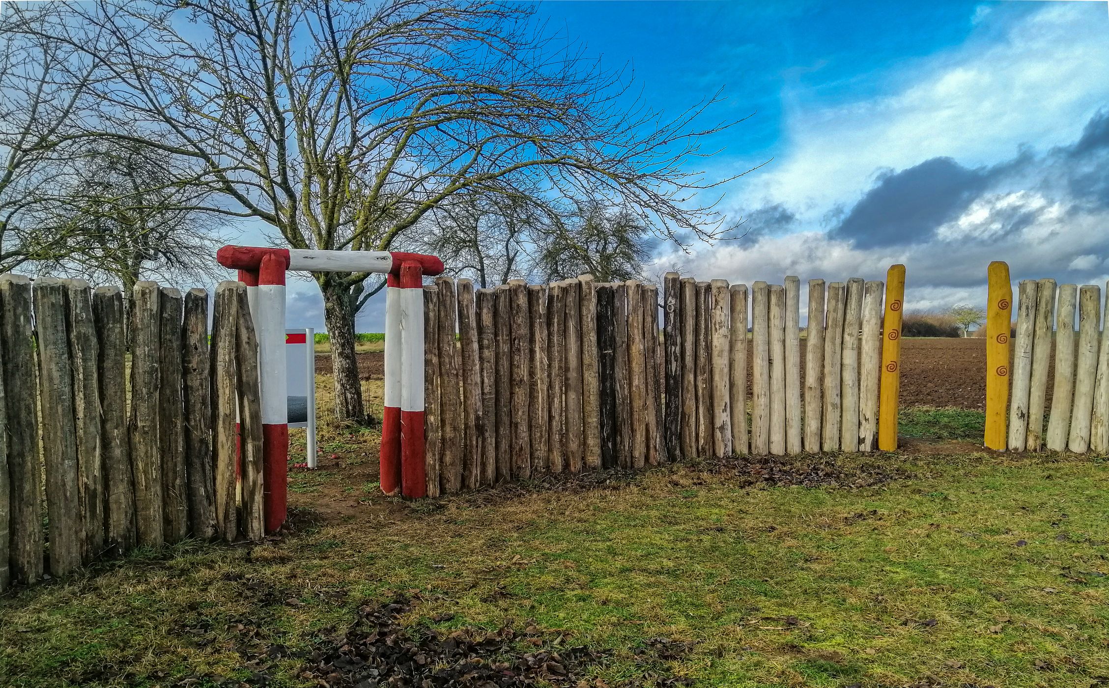 Begehbares Modell der Kreisgrabenanlage Ippesheim., Germany