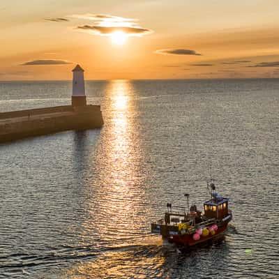 Berwick Lighthouse,  Berwick upon Tweed, UK, United Kingdom