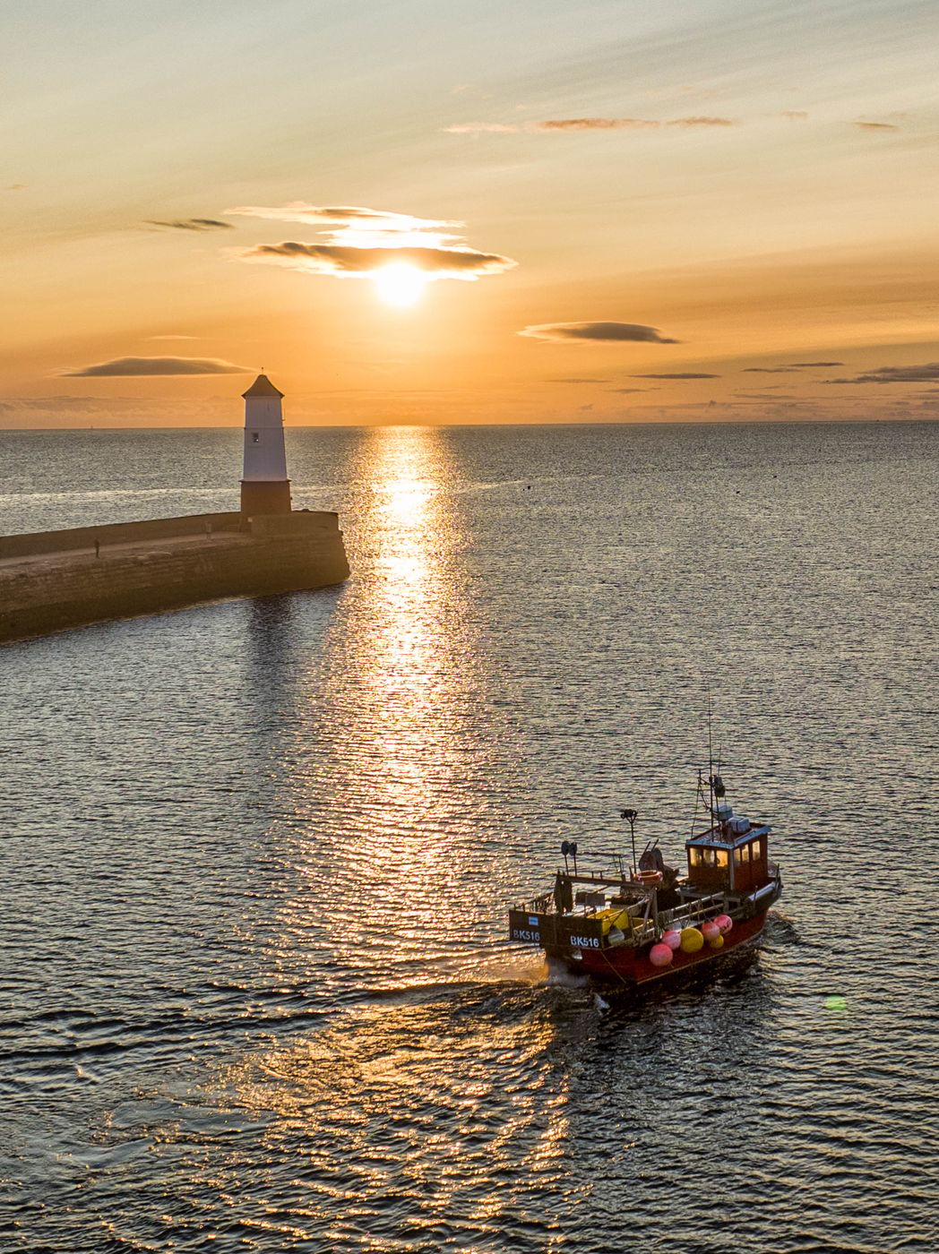 Berwick Lighthouse,  Berwick upon Tweed, UK, United Kingdom