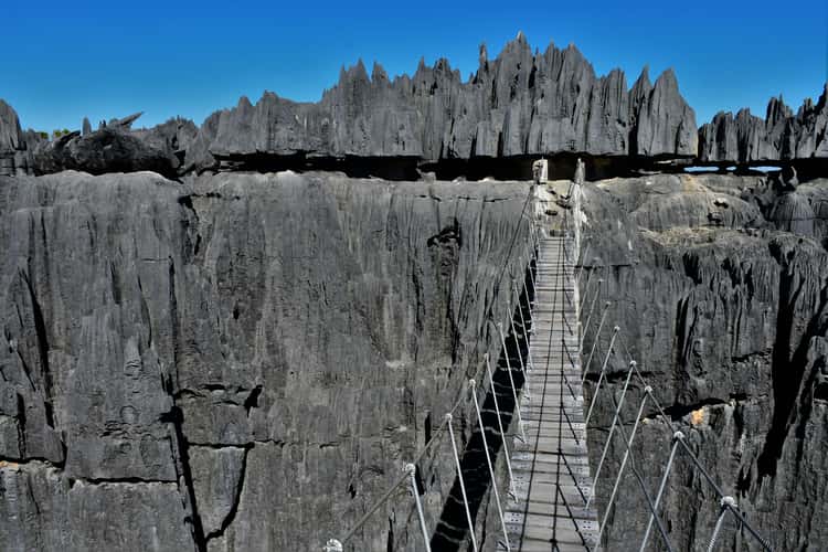 Big Tsingy Rope Bridge